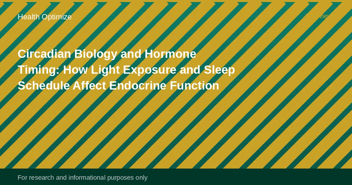 A diagram illustrating the 24-hour circadian rhythm cycle with hormone peaks labeled across the day and night